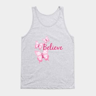 Believe with Butterflies Tank Top